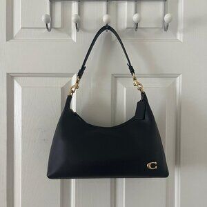 Coach Juliet shoulder bag black with gold hardware